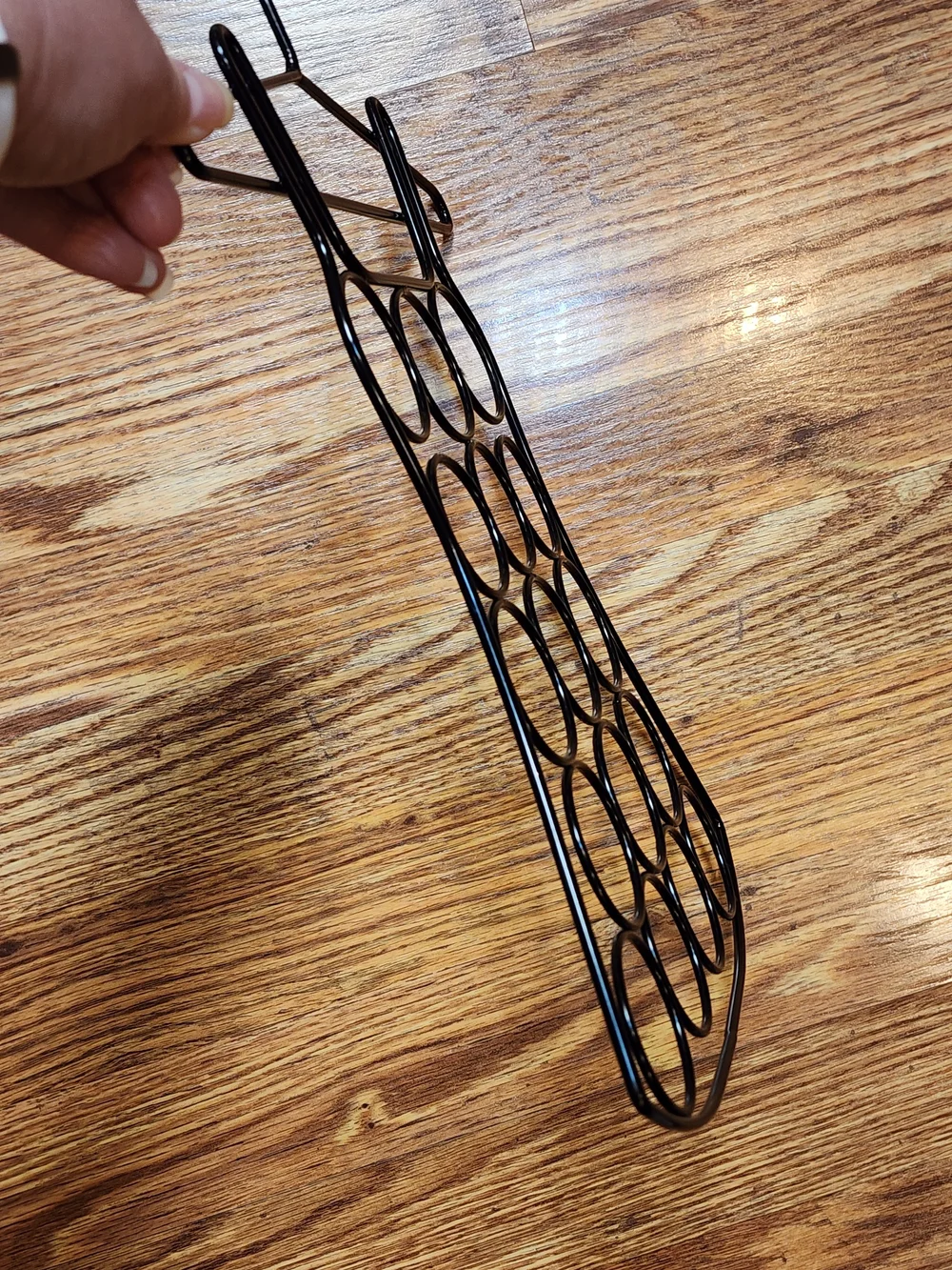 Black Dress-Shaped Scarf and Tie Hanger
